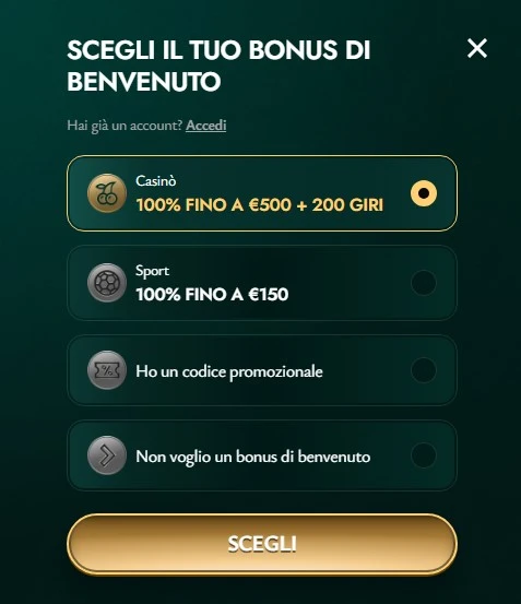 cashed casino registrati